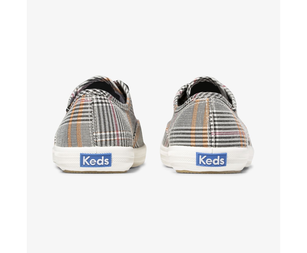 Keds Sneakers Black/Multicolor - Champion Plaid - Womens WHCYFG-738